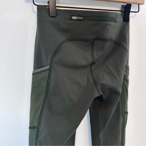 LULULEMON speed up crop 21” high mesh legging green size 2 - Picture 7 of 11